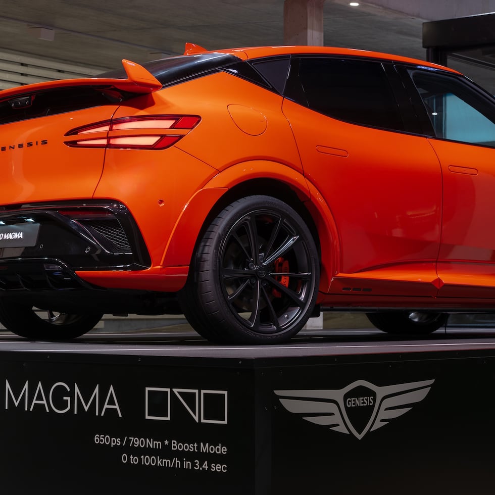 The GV60 Magma can go from zero to 60 mph in 4 seconds using the Launch Control function, according to the Korean manufacturer.