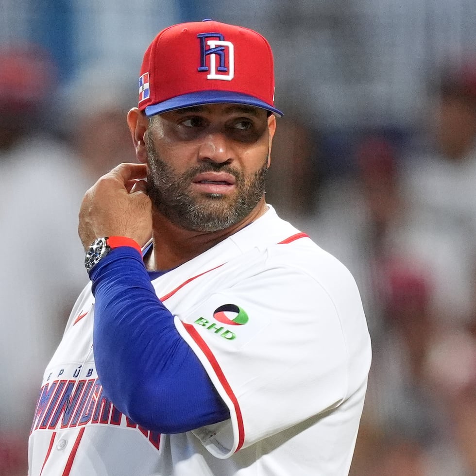 Albert Pujols, dirigente de República Dominicana, lamentó la eliminación en cuartos de final del Clásico Mundial de Béisbol.
