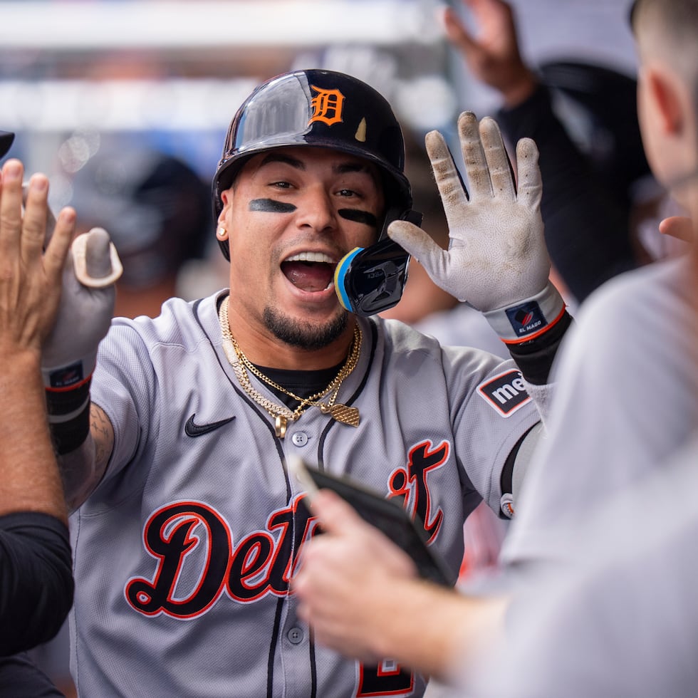 Javier Báez, jugador estelar de los Tigers en las Mayores.