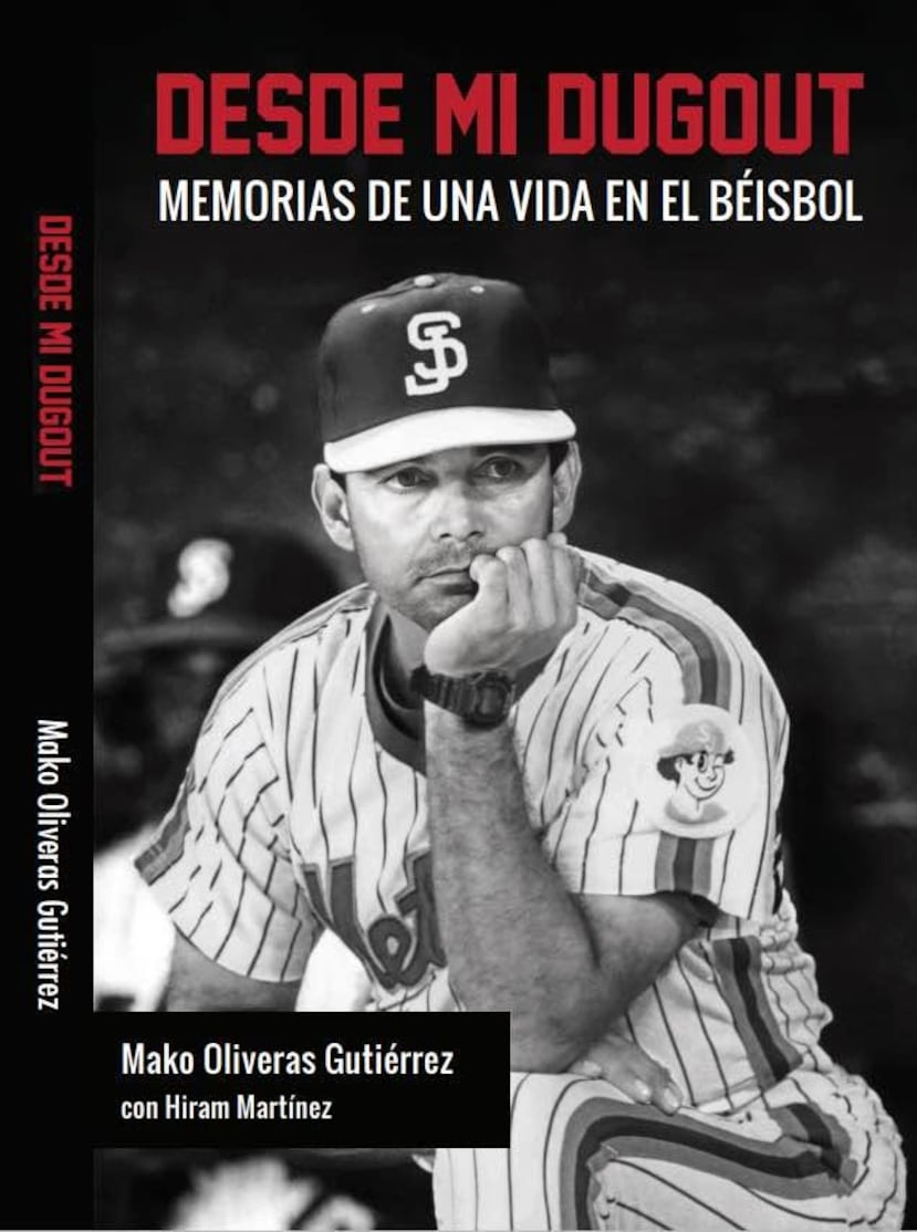 Portada del libro de Oliveras: "Desde mi dugout".