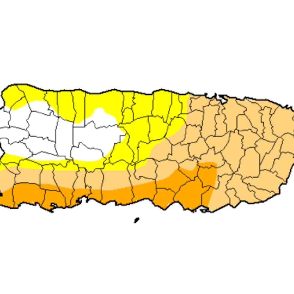 Según el informe más reciente, el 45.02% de Puerto Rico se encuentra bajo sequía moderada.