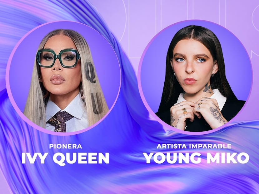Este año las artistas Ivy Queen y Young Miko serán homenajeadas en el especial "Billboard Mujeres Latinas en la Música".