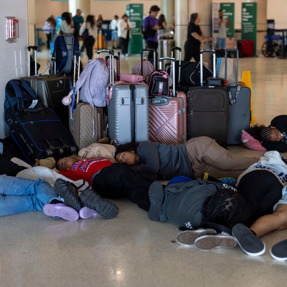 As of Monday, about 20 flights had been canceled, most of them JetBlue flights, affecting more than 3,100 passengers.