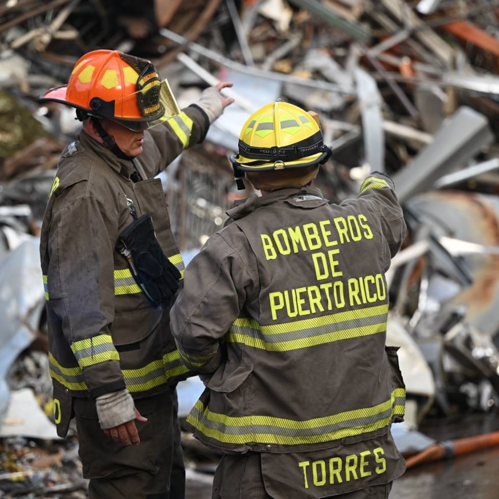 Una fotografía de archivo del personal de Bomberos.