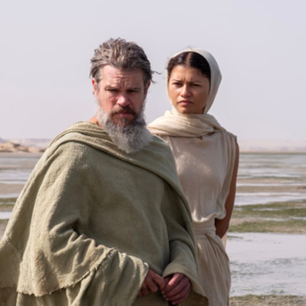 Matt Damon (Odiseo) - El rey de Ítaca y artífice de la estratagema del caballo de Troya que puso fin a la guerra; el largo viaje de Ulises de vuelta a casa para recuperar su reino y reunirse con su esposa, Penélope, y su hijo, Telémaco, a quien dejó cuando era un bebé, es el eje central del poema.