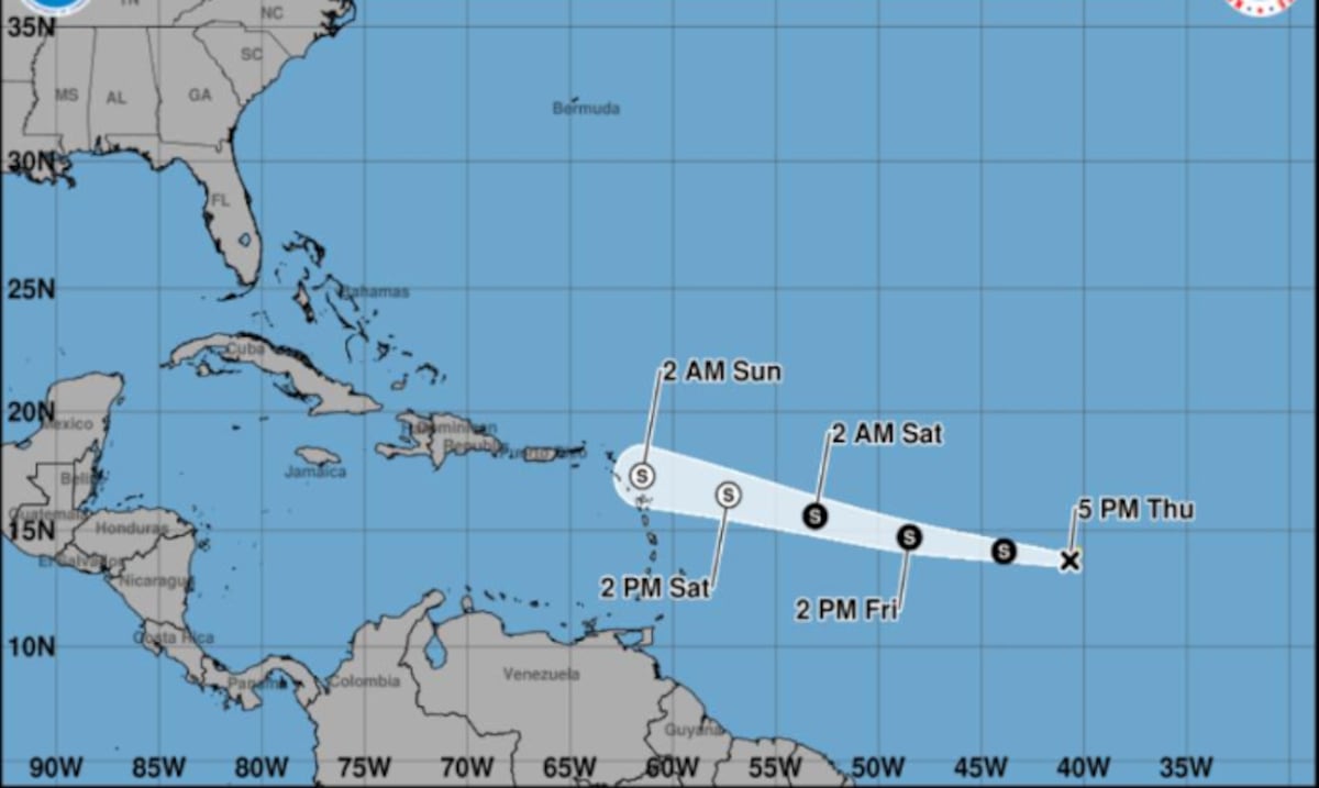 Dolly se encamina hacia las Antillas y sus remanentes podría dejar lluvias en Puerto Rico entre domingo y lunes
