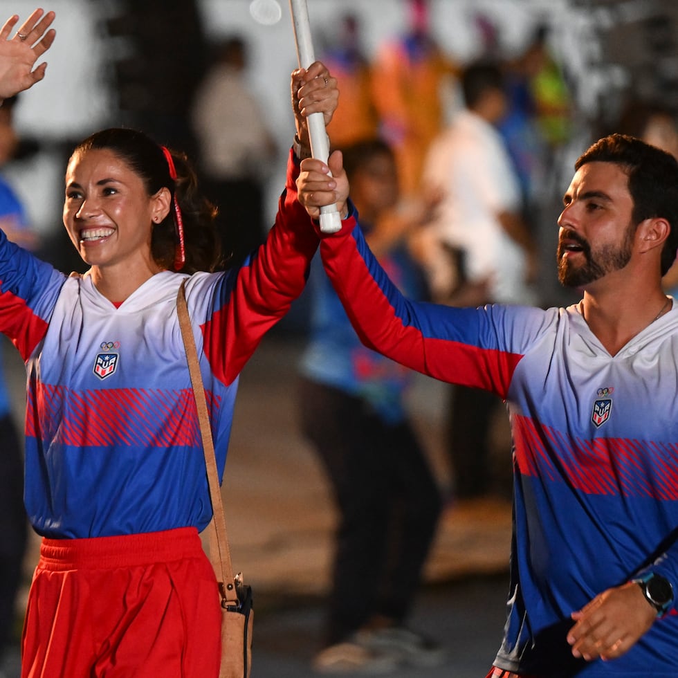 Beverly Ramos y Raúl Ríos fueron los abanderados de Puerto Rico en los Juegos Centroamericanos y del Caribe San Salvador 2023.