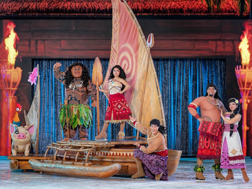 Personajes de la película "Moana 2" tendrán un gran protagonismo en el espectáculo "Jump In!" de Disney On Ice.