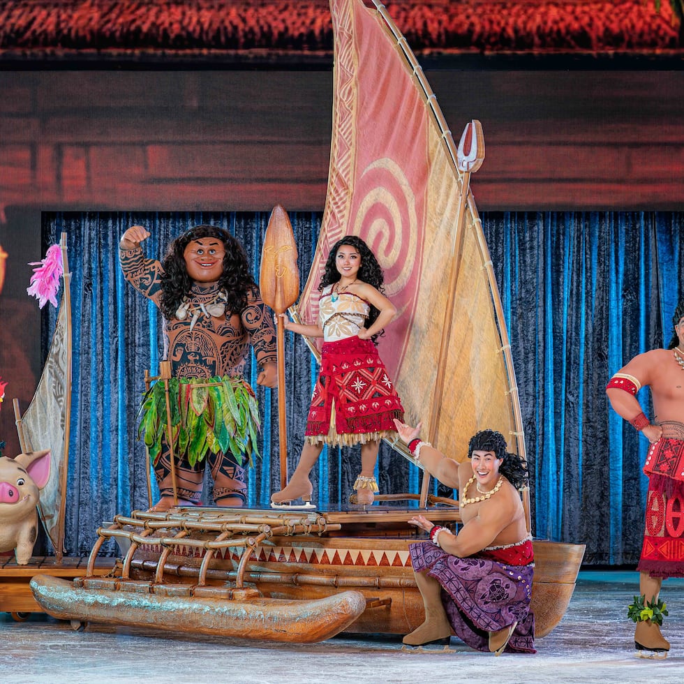 Los personajes de la película "Moana 2" tendrán un gran protagonismo en el espectáculo "Jump In!" de Disney On Ice.
