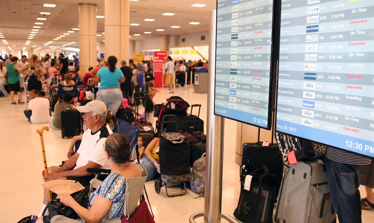 Cancelan 20 vuelos en el aeropuerto Luis Muñoz Marín por condiciones del tiempo en Estados Unidos