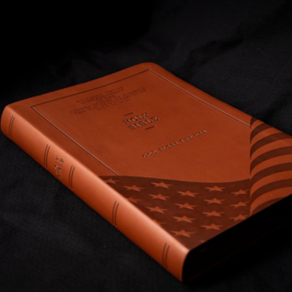 La Biblia del presidente Donald Trump.