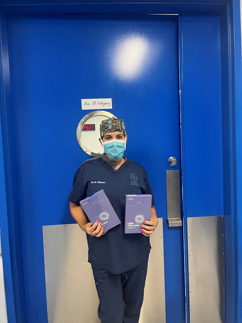 Dra. María G. Velázquez Lamela, especialista en glaucoma.