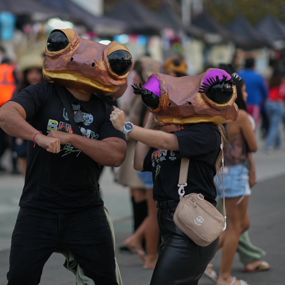 Miles de fanáticos mexicanos y extranjeros se dieron cita este miércoles en la capital mexicana con orejas de rana, sombreros de paja, flores en el cabello y atuendos tropicales para celebrar el primero de ocho conciertos de Bad Bunny en el Estadio GNP Seguros.