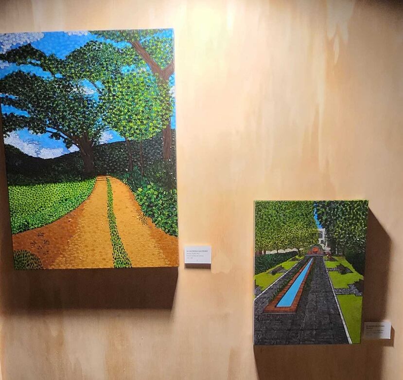 Dos obras de “The Magic Place”.