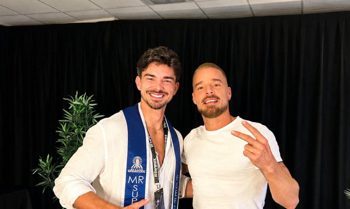 Lázaro Oertli, representante de Puerto Rico en Mister Supranational, fue invitado especial de Ricky Martin