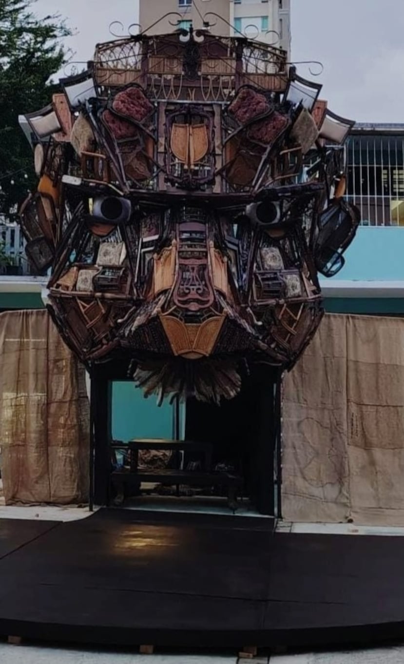 La boca del escenario en la que transcurre