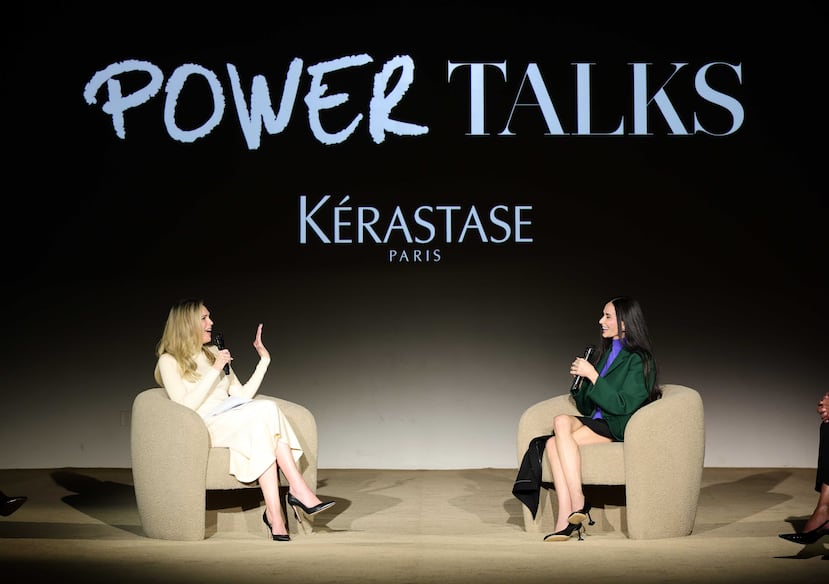 Sarah Foster y Demi Moore.