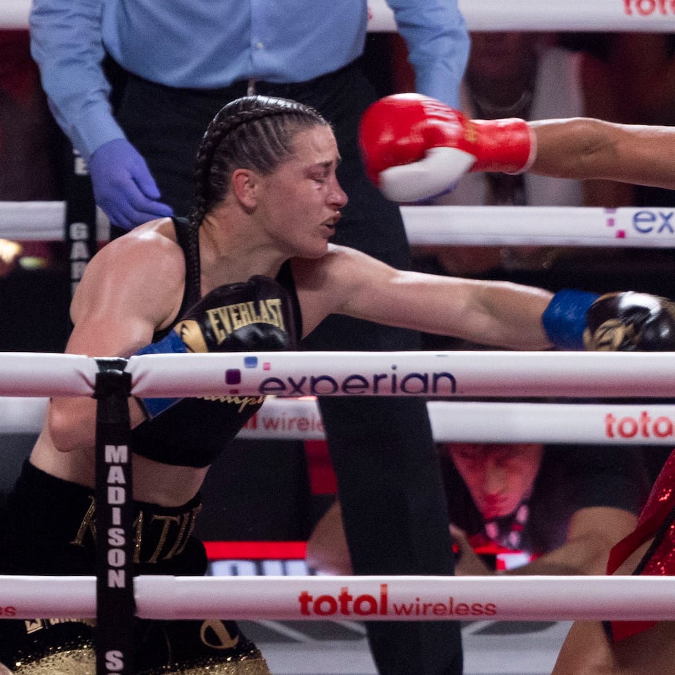 Katie Taylor (izquierda) y Amanda Serrano (derecha) cerraron su trilogía el 11 julio de 2025.