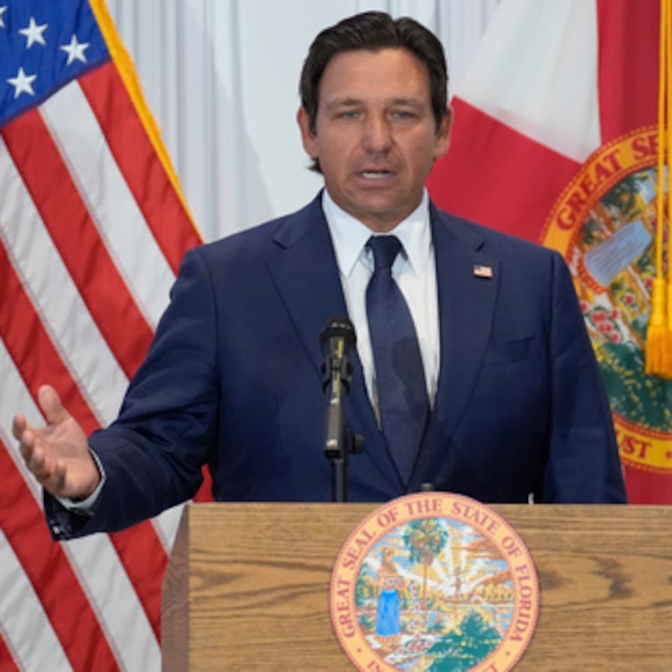 El gobernador de Florida, Ron DeSantis.