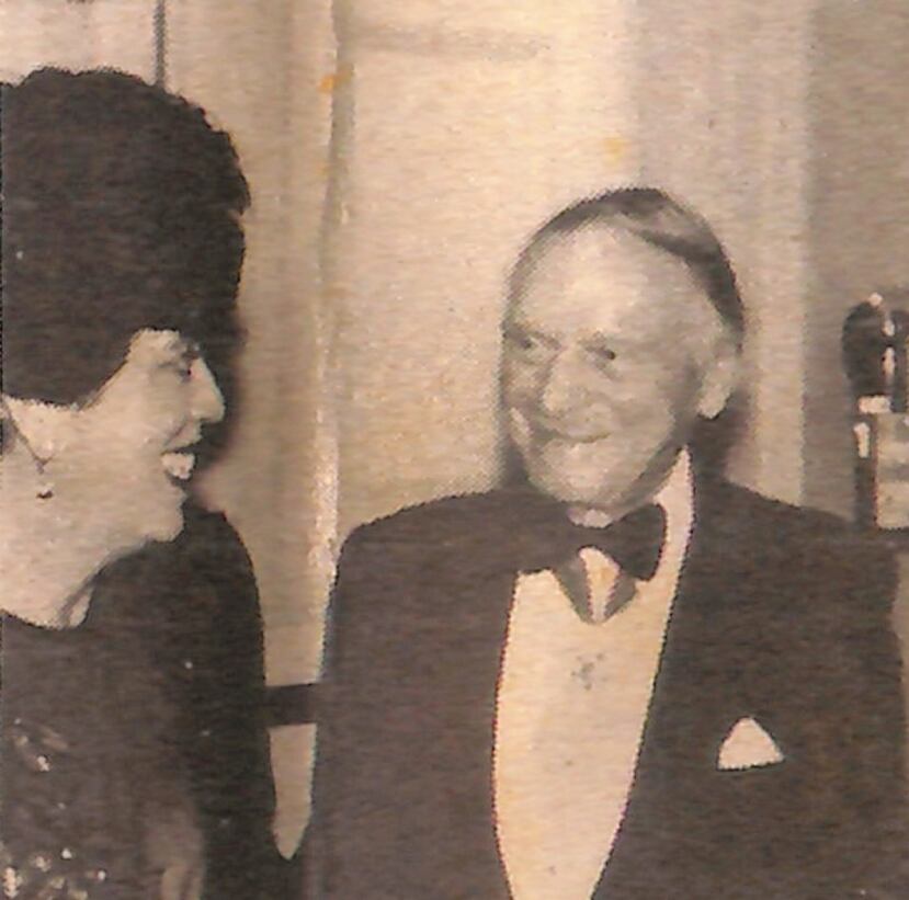 Don Luis A. Ferré y Carlota Alfaro.
