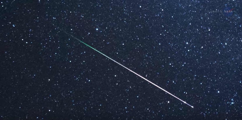 En algunos países se verán hasta 100 meteoros por hora de la lluvia Perseidas. (NASA)
