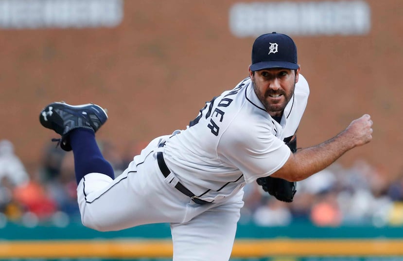 Justin Verlander es el único que queda en Detroit de los cuatro ases que coincidieron en el cuerpo de lanzadores de los Tigres en 2014. (Archivo / AP)