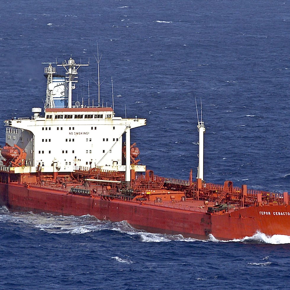 Imagen de archivo de un petrolero ruso.