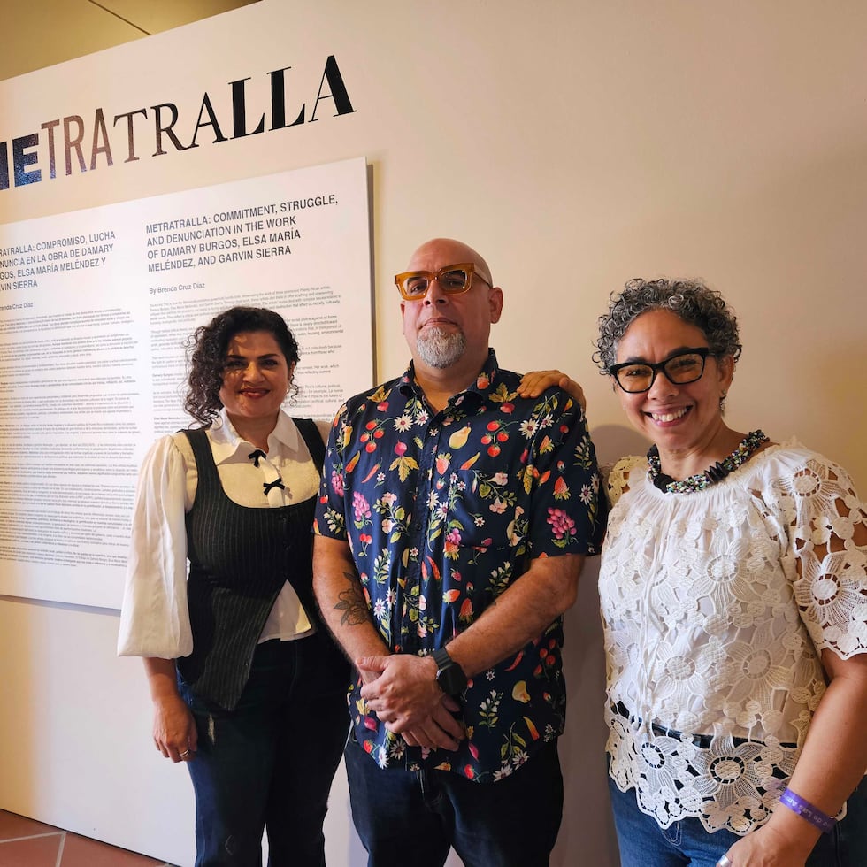 De izquierda a derecha: Elsa María Mélendez, Garvin Sierra y Damary Burgos.