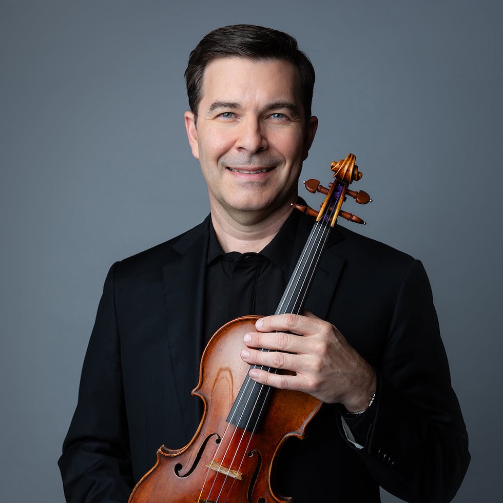 Nathan Cole, primer violin del Boston Chamber Symphony Players.