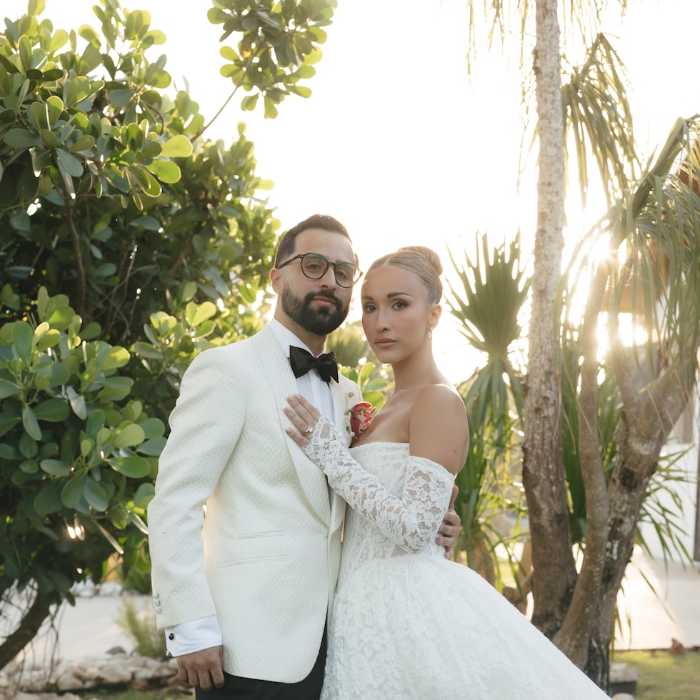 Gabriela Quiñones y Ricardo Bravo se casaron en la Hacienda Los Pablos, en Lajas.