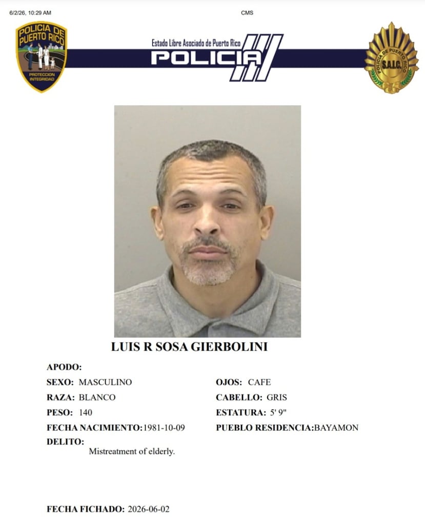 Luis R. Sosa Gierbolini, enfrenta un cargo por maltratar a un adulto mayor a quien se alega agredió.