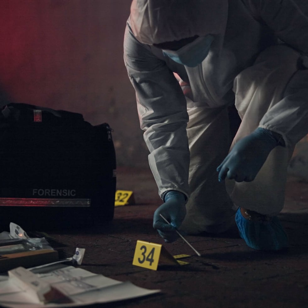 Una imagen de archivo de una escena del crimen.