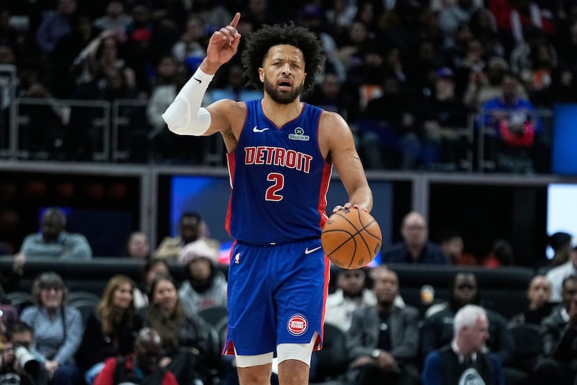El base de los Pistons de Detroit Cade Cunningham.