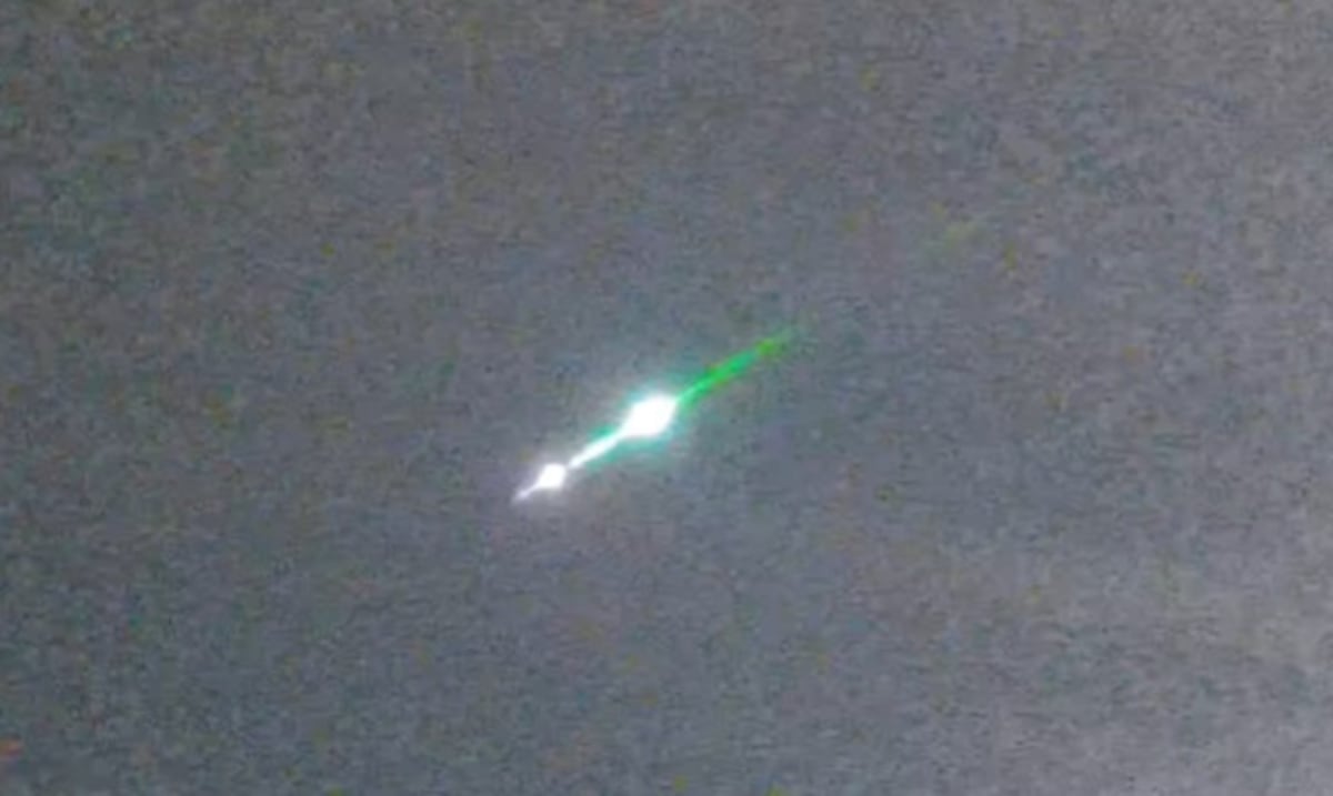 Brillante meteoro sorprende en la madrugada: pudo verse pese a los cielos nublados