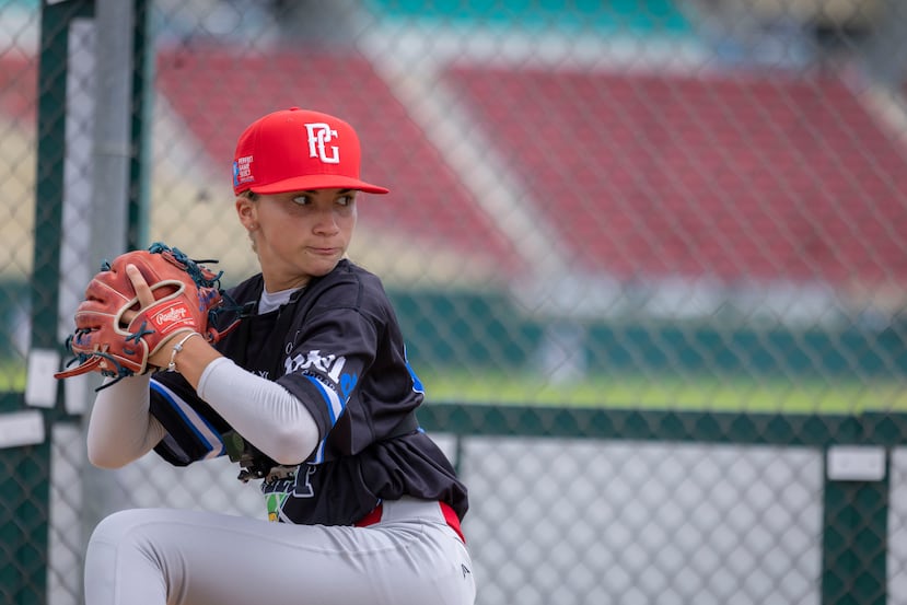 La lanzadora Yedlimar de Jesús Centeno es parte del cuerpo monticular del equipo de Puerto Rico.