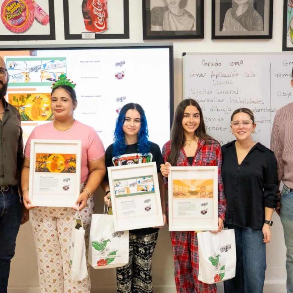 El arte ganador será presentado como el vaso de temporada de Café Don Juan durante el mes de diciembre.