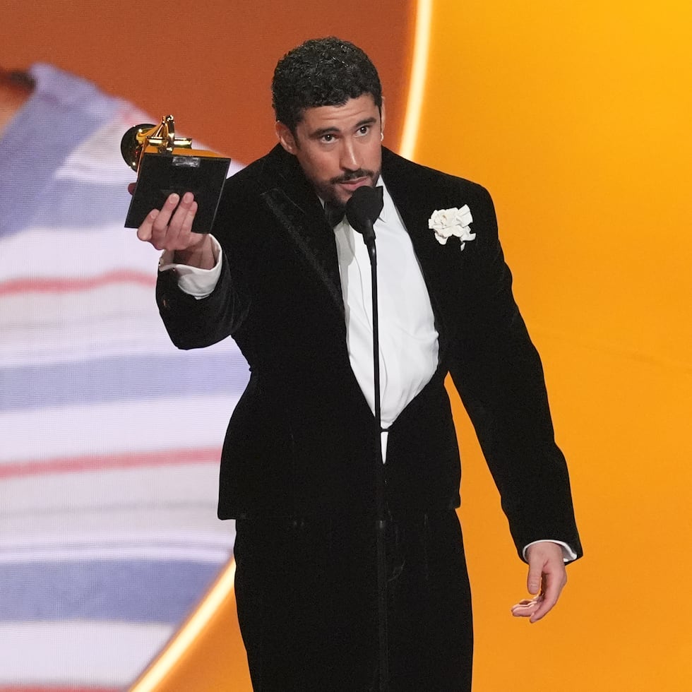 Bad Bunny hizo historia en la edición 68 de los Grammy la noche del domingo.