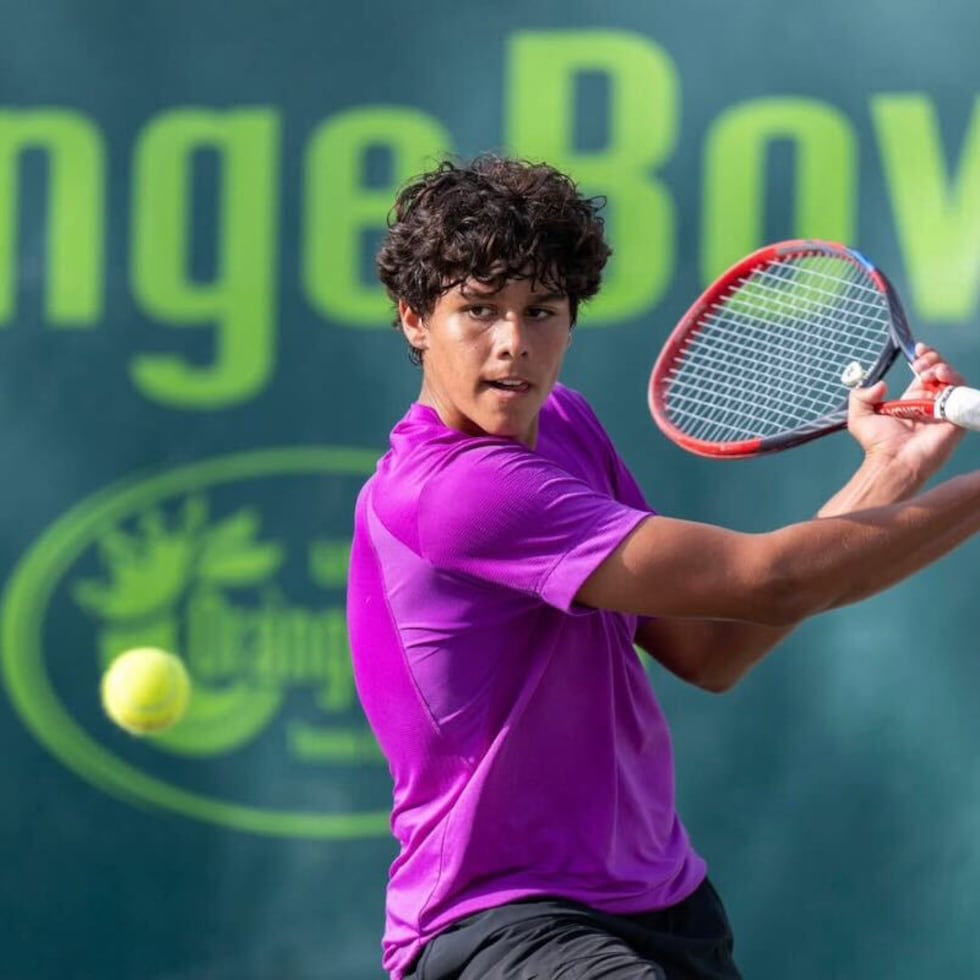 Yannik Álvarez acumuló valiosos puntos para el escalafón juvenil.