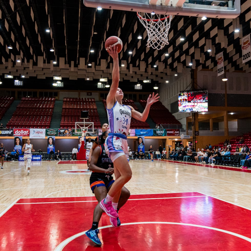 Grace Berger fue la mejor por las calientes Gigantes de Carolina.