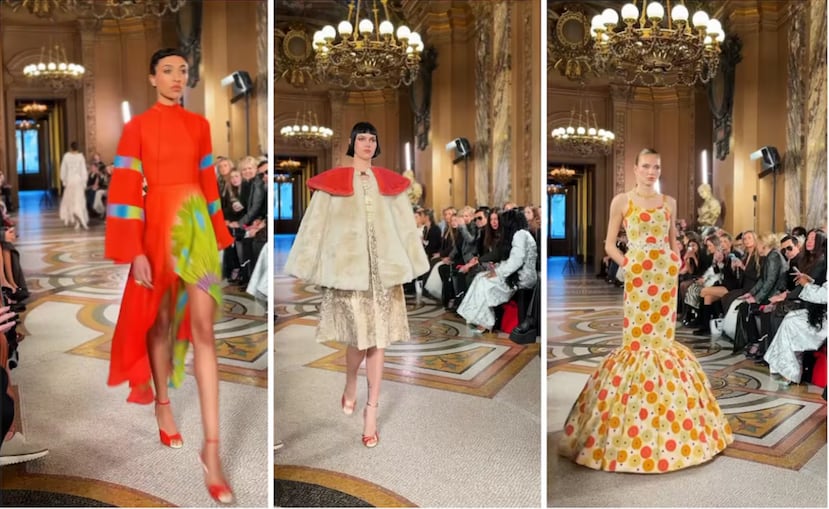Algunos diseños de Max Alexander en la pasarela del Paris Fashion Week 2026.