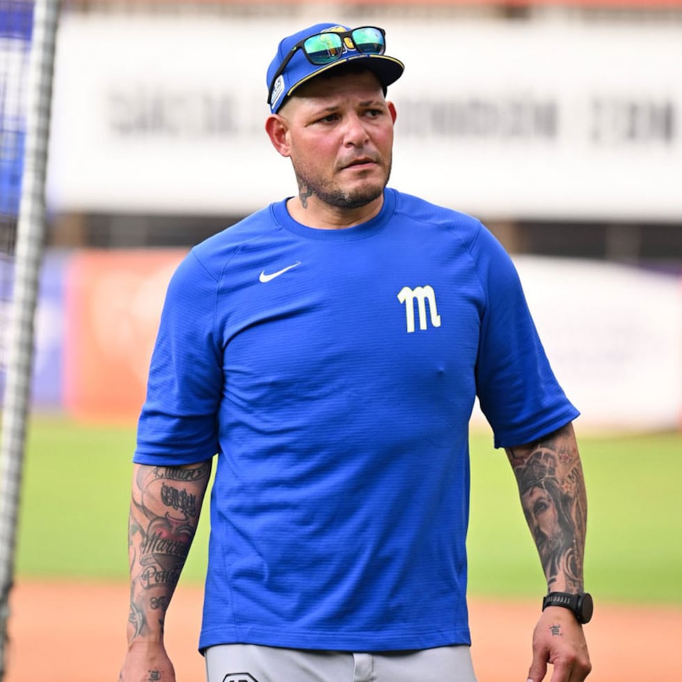 Yadier Molina es el dirigente de los Navegantes del Magallanes.