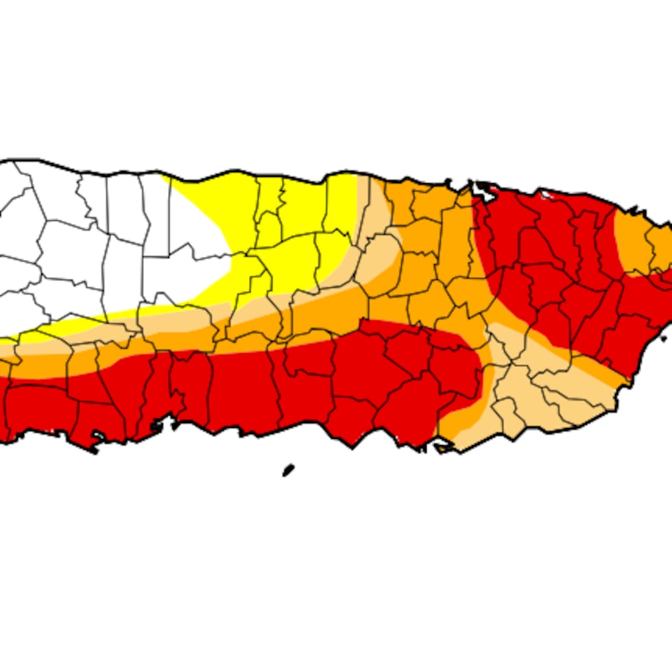 Así lucían las condiciones de sequía para el 8 de septiembre de 2026.