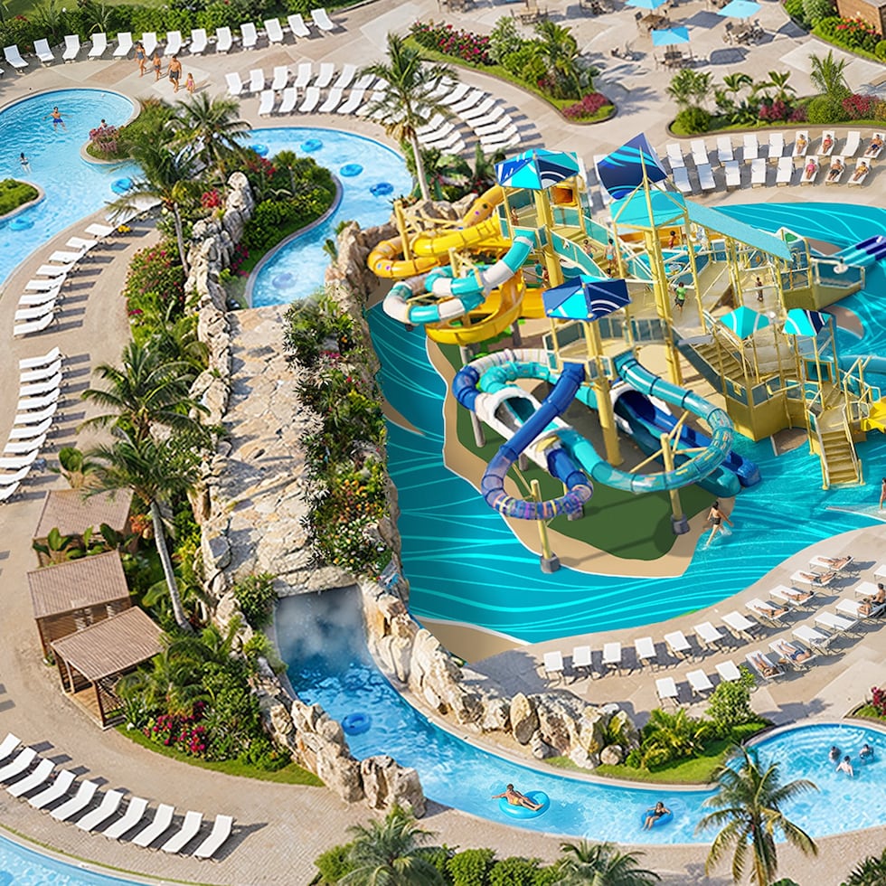 “Great Tides Waterpark”, un nuevo parque acuático, con 19 chorreras, un extenso río, una nueva pista acuática “Jet Karts” y otras experiencias adicionales.
