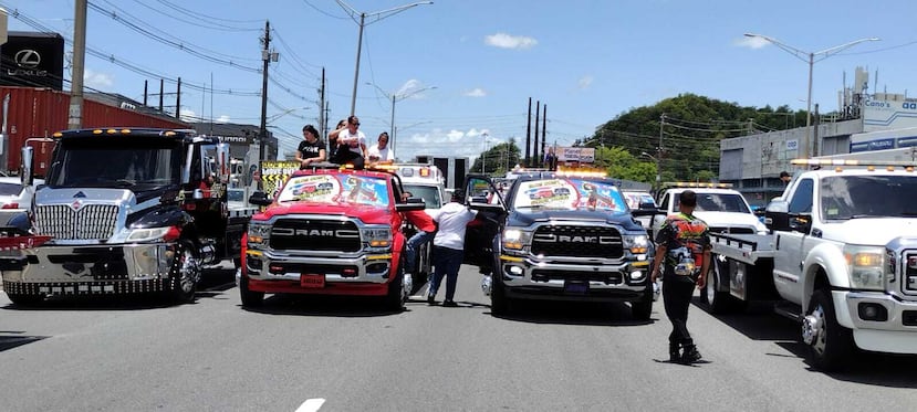 Manifestación camioneros