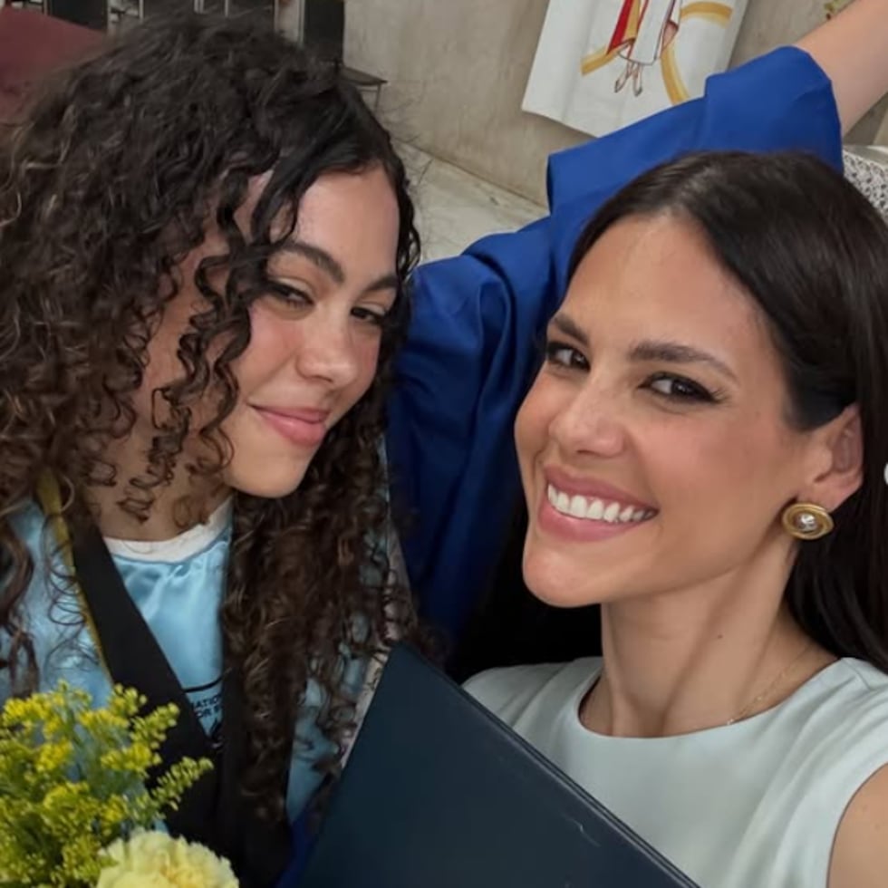 Lorena y su madre, Gil Marie López.