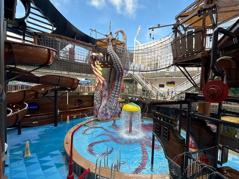 Una de las zonas del juego para niños del MSC Seascape.