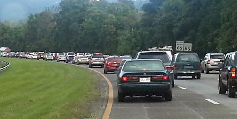 El accidente provocó congestión en la zona. (Archivo GFR Media)