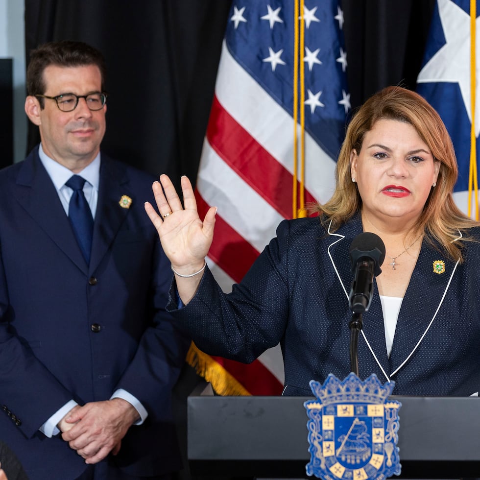 Jenniffer González and Francisco Domenech.