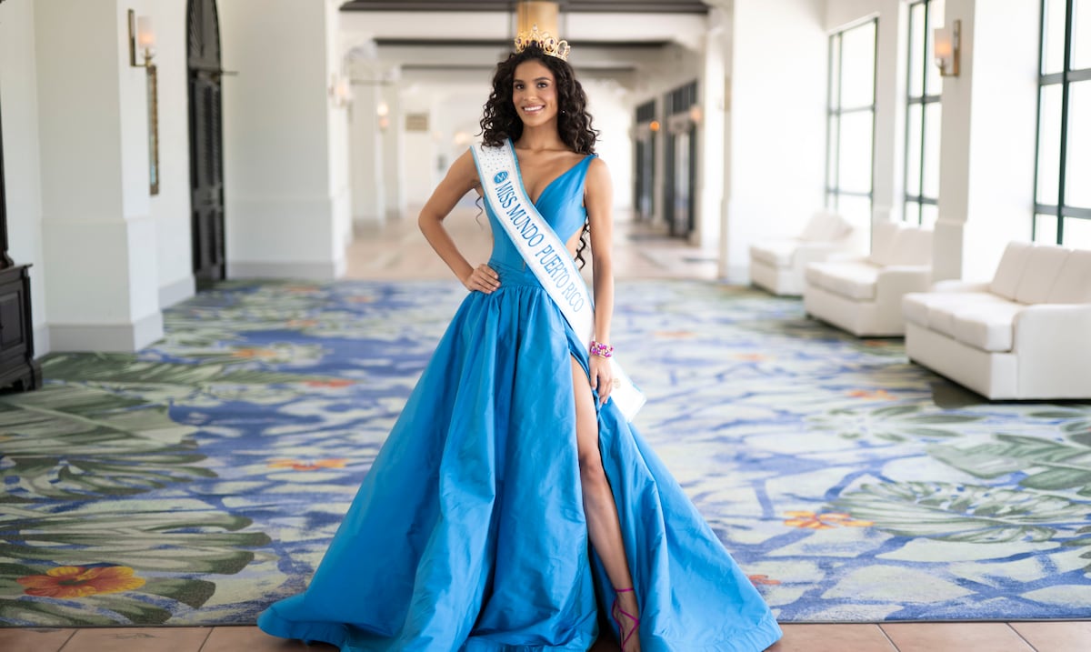 Diseñadores de Suil Anyelina Pagán para Miss Mundo: Giannina Azar y Joshuan Aponte