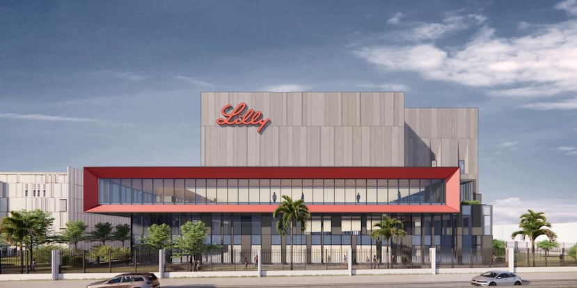 Representación artística de la nueva planta que la farmaceutica Lilly del Caribe construirá en Puerto Rico. El proyecto representa una inversión de $1,200 millones y la promesa de un centenar de empleos